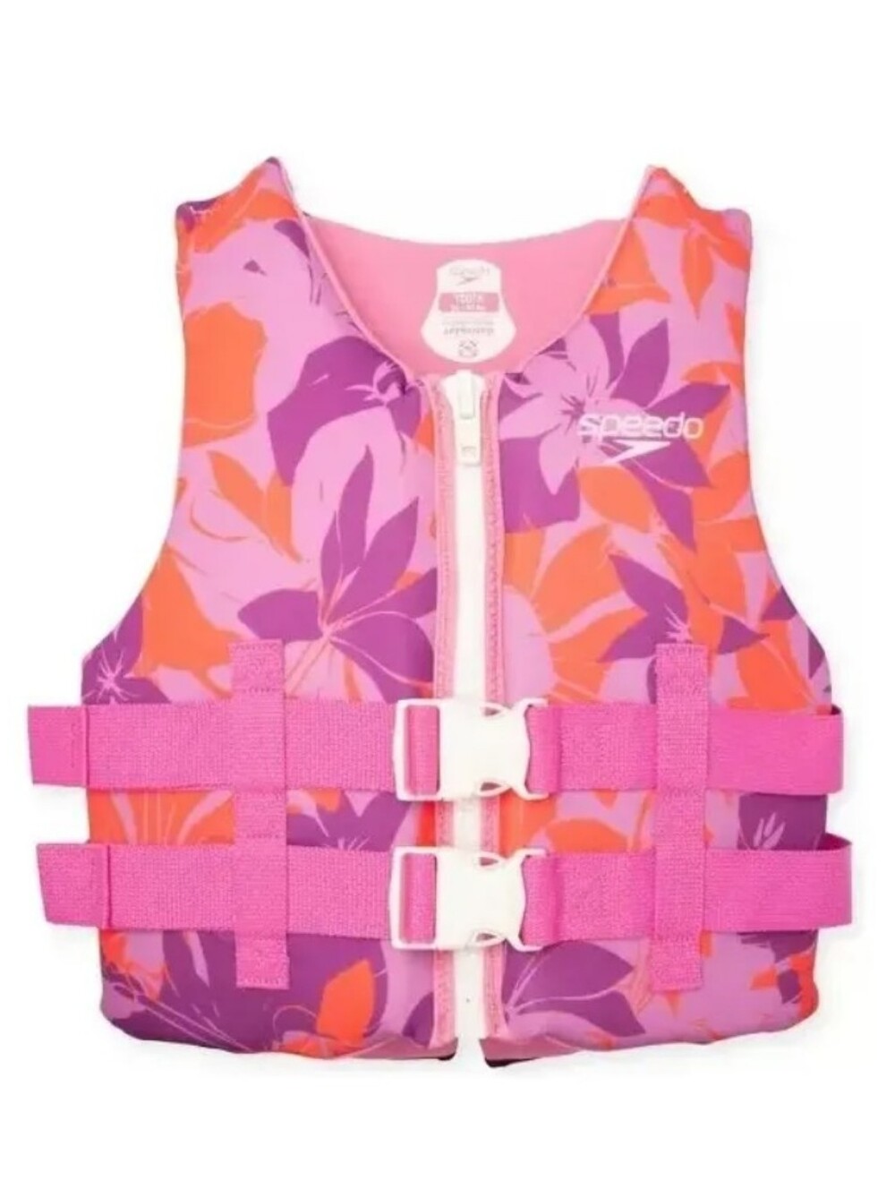 Speedo Girls' Life Vest Float ~ Pink Floral